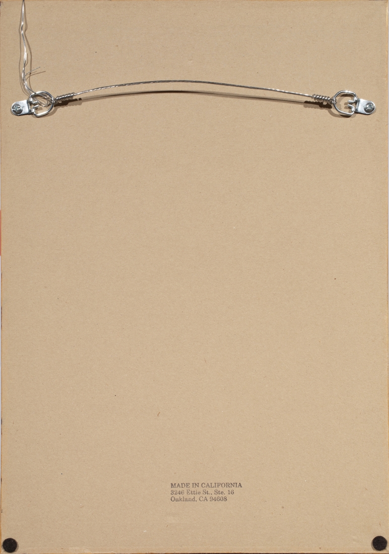 Artwork by Arja van den Berg, Untitled (Face), Made of woodcut