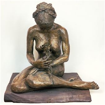 Nudo femminile con rosa - Filippo Stefani