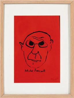 Portrait of Michel Foucault - David Sheinberg