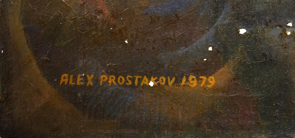 Artwork by Alex Prostakov, PAINTED WOMAN, Made of OIL ON CANVAS