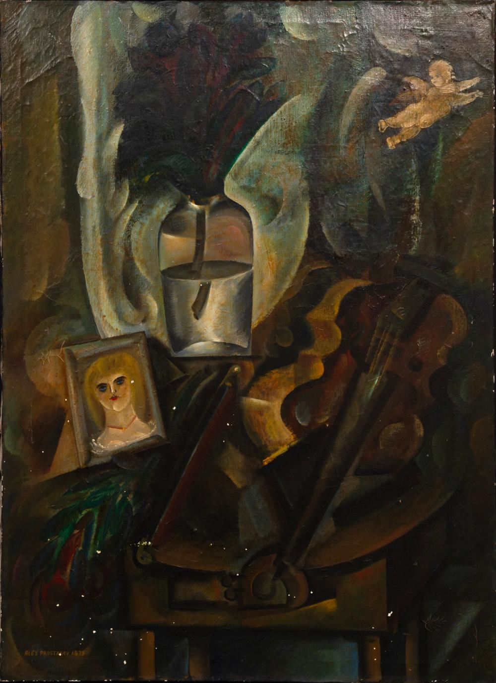 Artwork by Alex Prostakov, PAINTED WOMAN, Made of OIL ON CANVAS