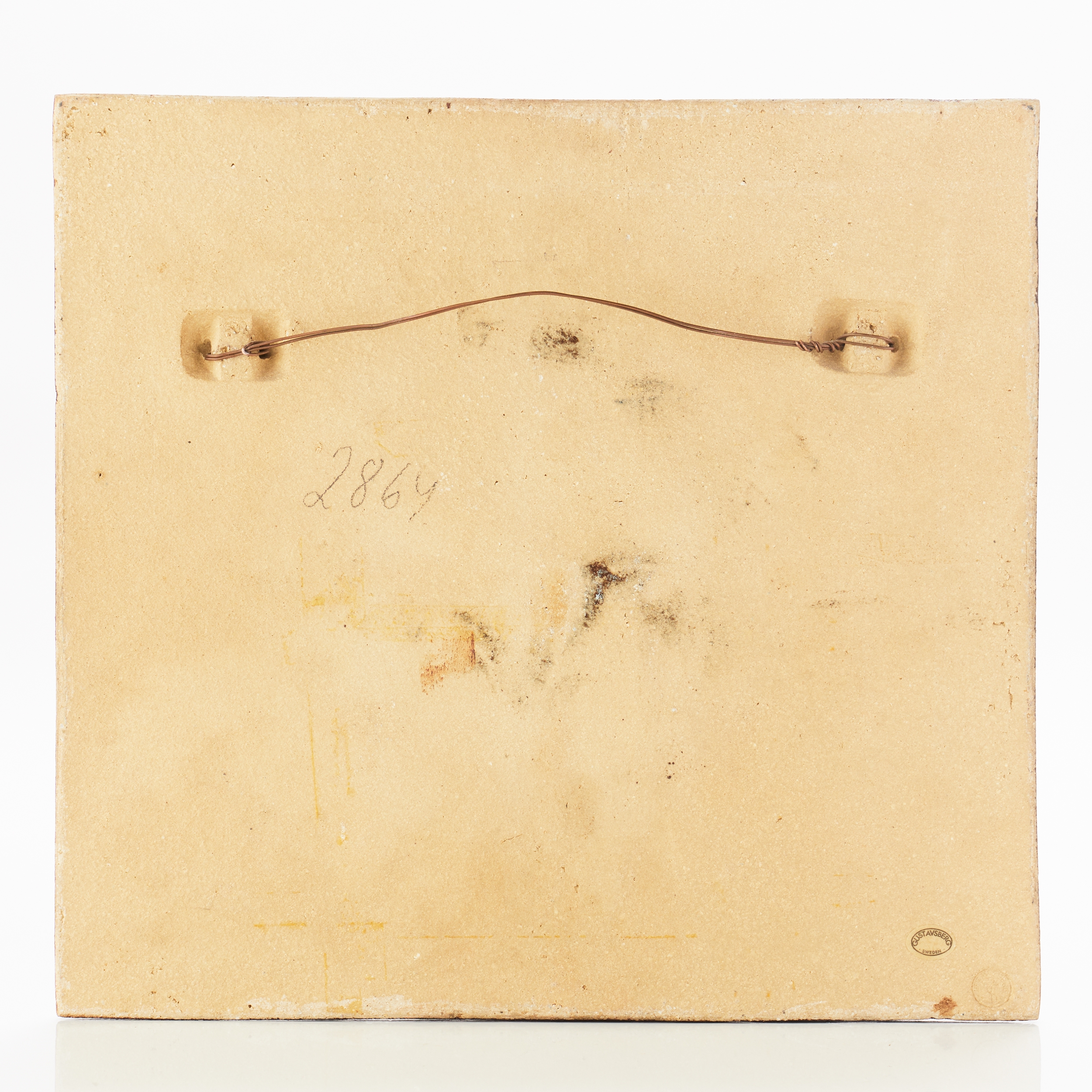 Artwork by Stig Lindberg, Ryttare till häst, Made of stoneware