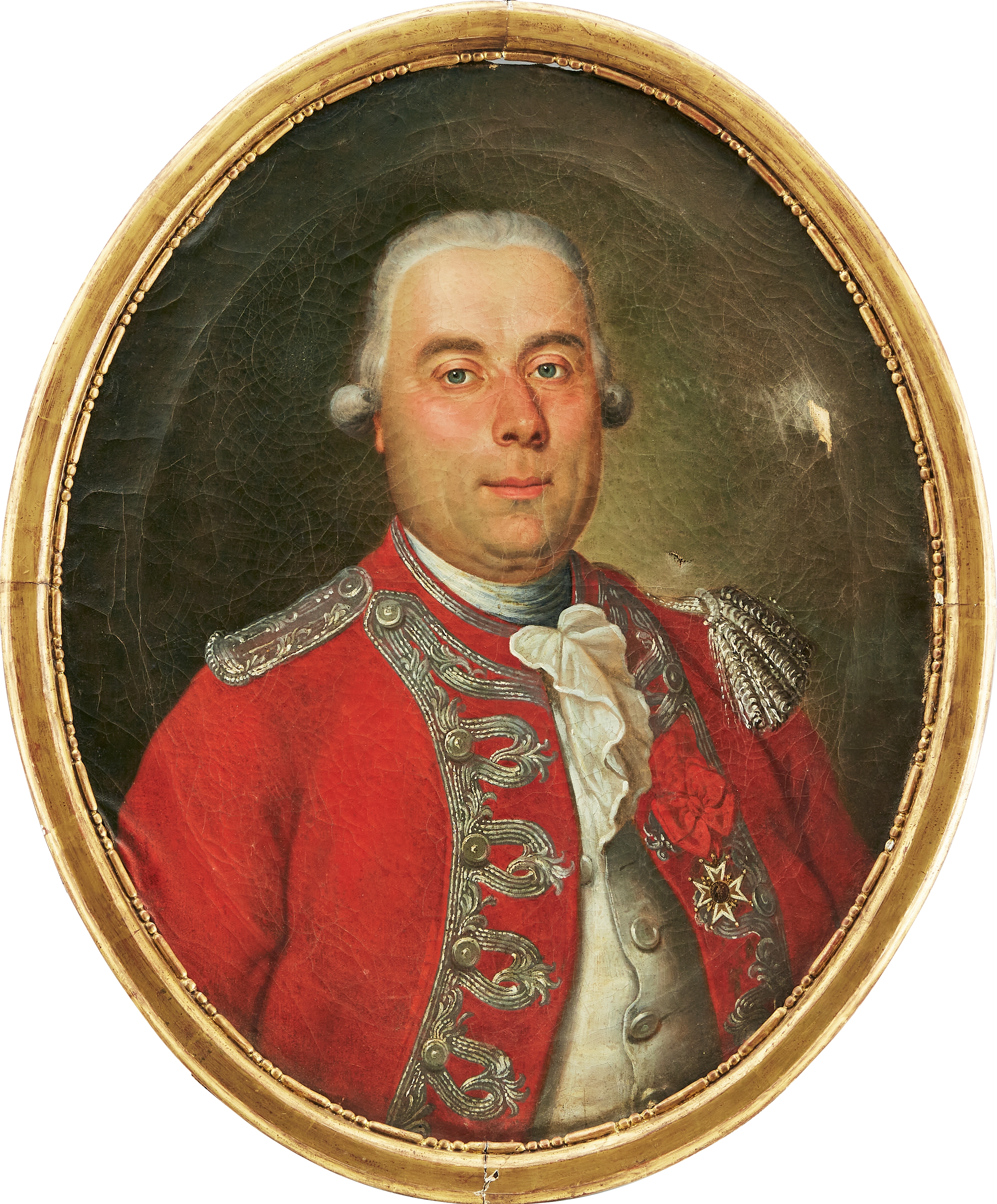 French School, 18th Century | Parporträtt föreställande adelsman ...