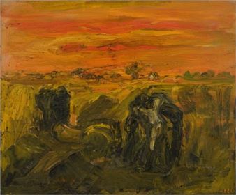 Installation view of Paul Gell exhibition at Castlegate House Gallery.