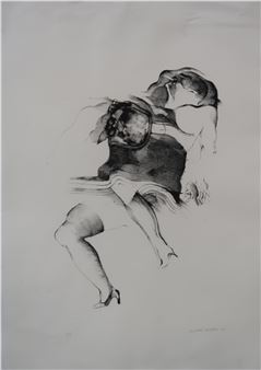 ABSTRACT OF A WOMAN WITH HEELS - Michael Roschlau