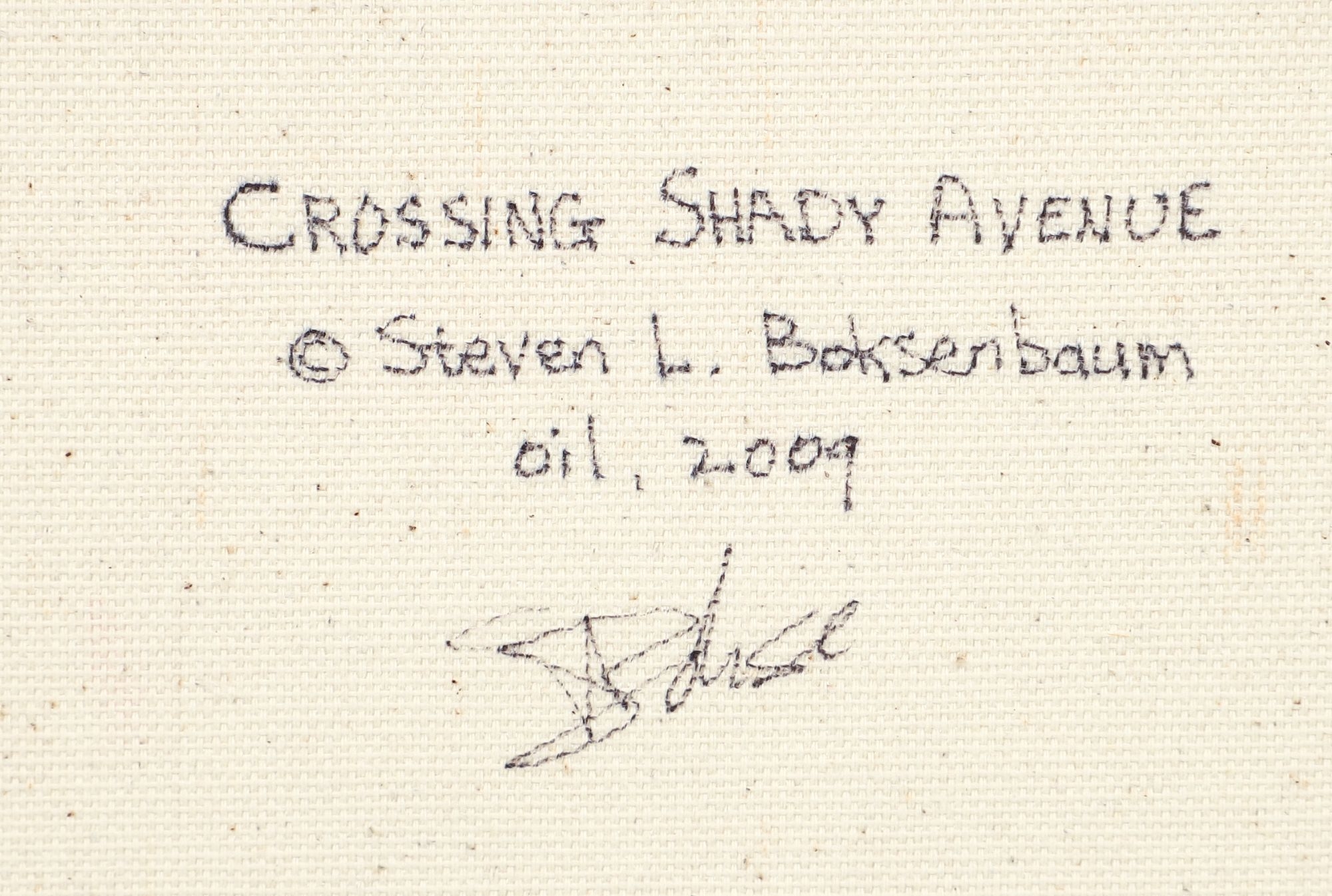 Artwork by Steven Boksenbaum, Pair of Street Crossing Paintings, Made of oil on canvas