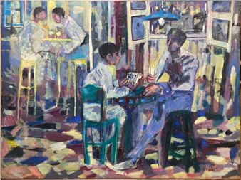 Joueurs de cartes - Marianne LE Vexier