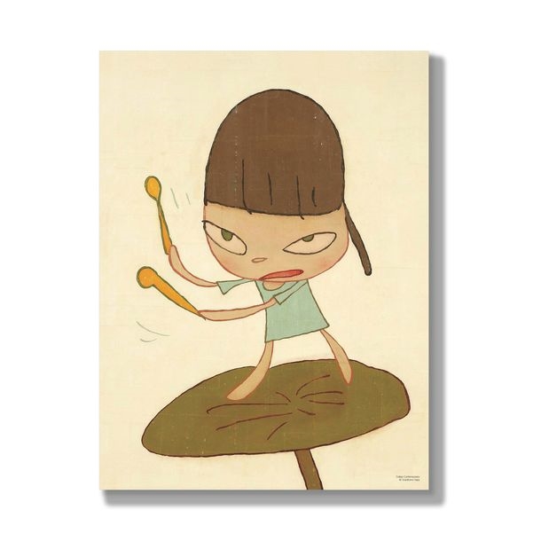 Impression Yoshimoto Nara - Fille à La Guitare, Art Contemporain, 40x30cm, Non Encadrée