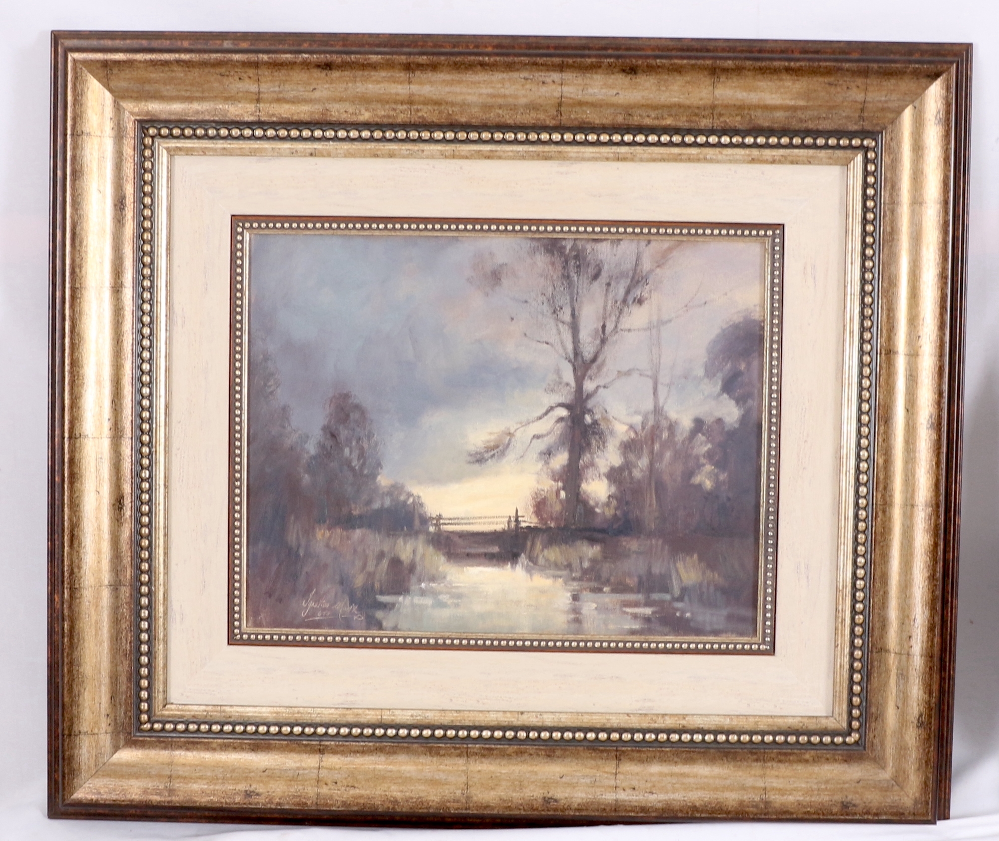 Artwork by Ignatius Marx, VIEWS OVER WATER, Made of oil on canvas