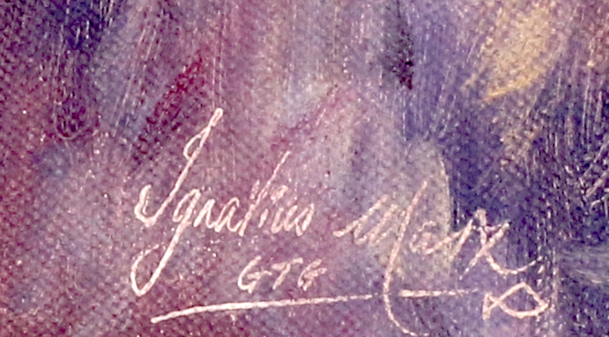 Artwork by Ignatius Marx, VIEWS OVER WATER, Made of oil on canvas