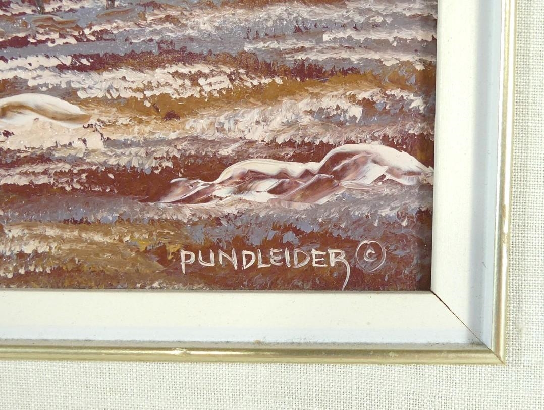 Artwork by Heinz V. Pundleider, UNTITLED, Made of oils on board