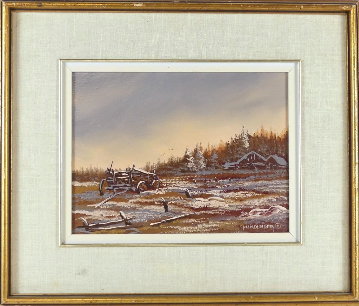 Artwork by Heinz V. Pundleider, UNTITLED, Made of oils on board