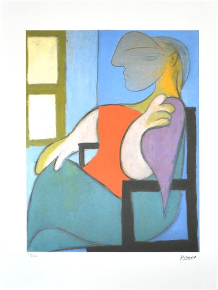Pablo Picasso | Femme assise près d'une fenetre | MutualArt