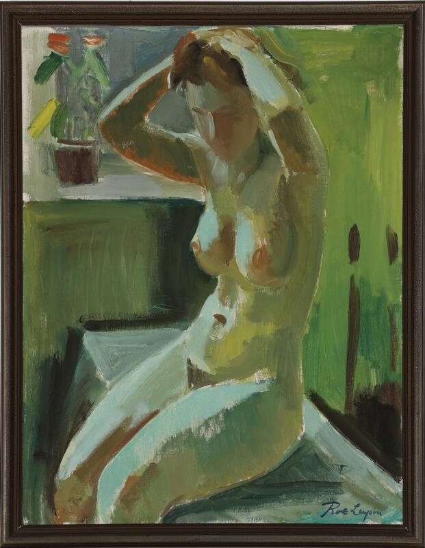 Artwork by Robert Leepin, Model, Made of Oil on canvas