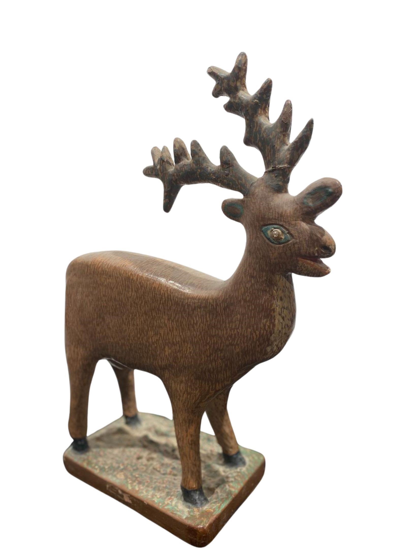 Artwork by Haim Harbon, A Deer, Made of acrylic