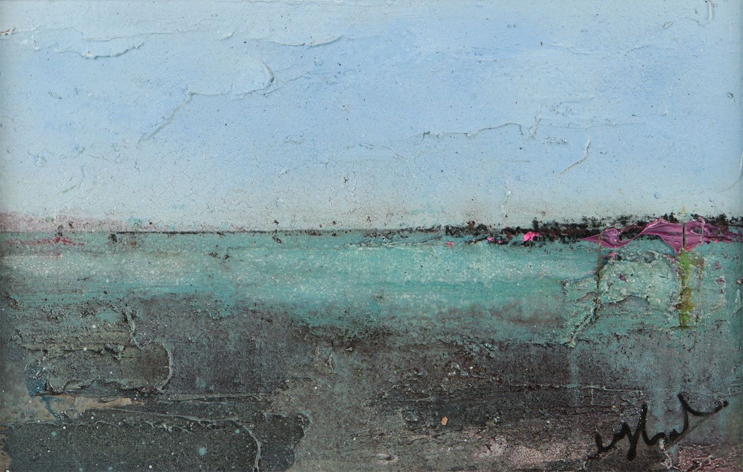 Colin Flack | TEAL COLOURED WATERS | MutualArt