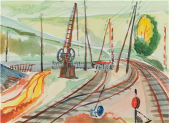 THE RAILWAY YARD - Sylvia Cooke-Collis
