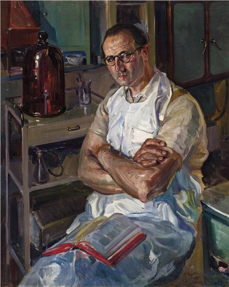 Retrato del Dr. Navarro by Casimiro Gracia Raga, 1938