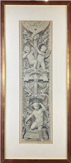 Fregio con angeli - Alfredo Digiuni