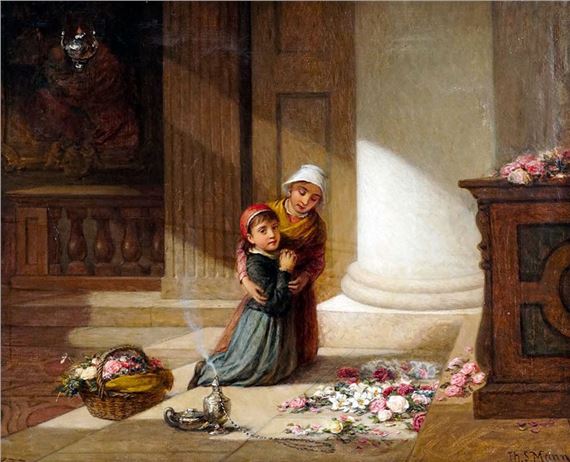 Untitled - Offering by Joshua Hargrave Samms Mann, 1877