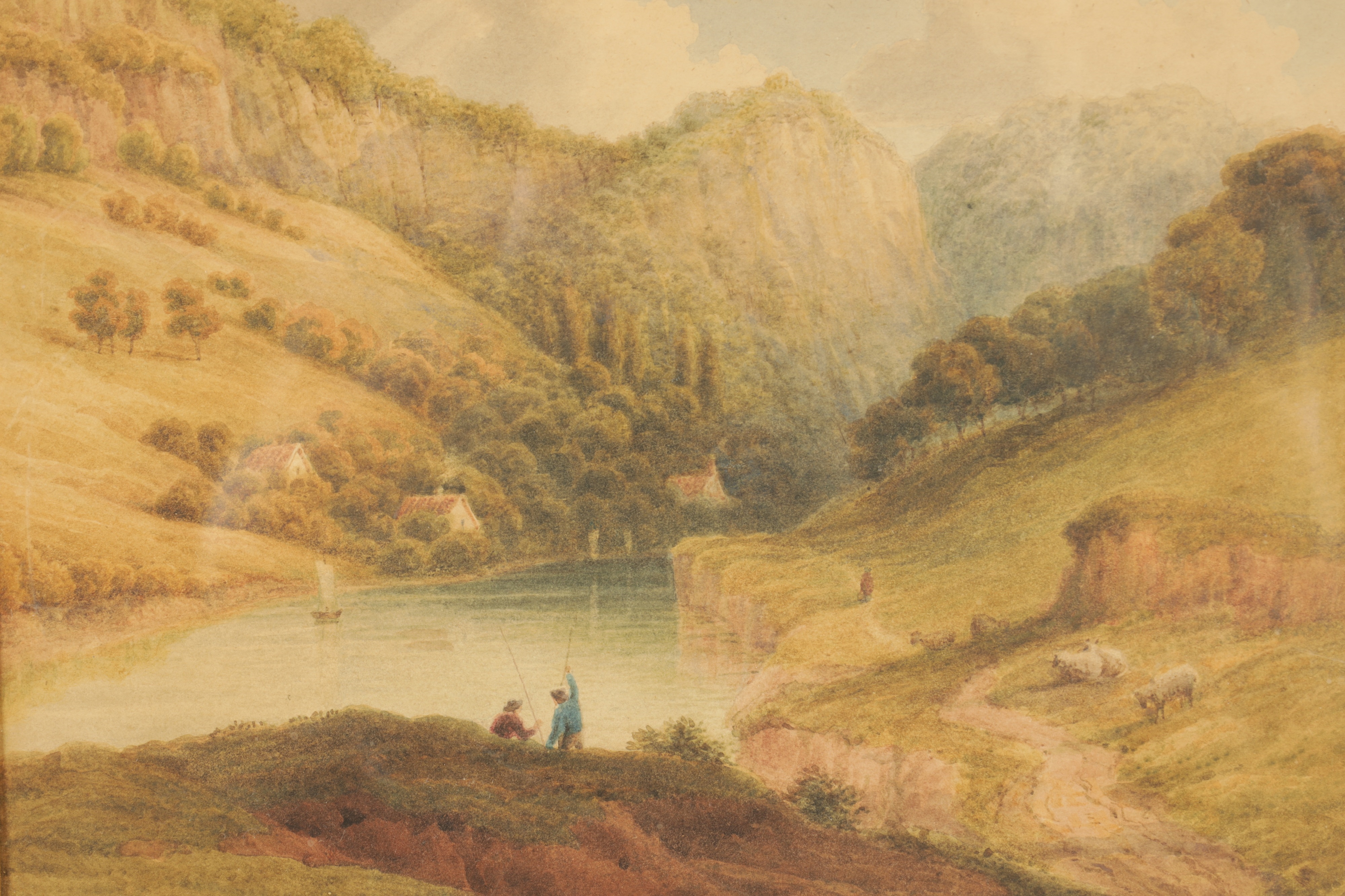 Anthony Vandyke Copley Fielding | mountainous cottage landscape | MutualArt