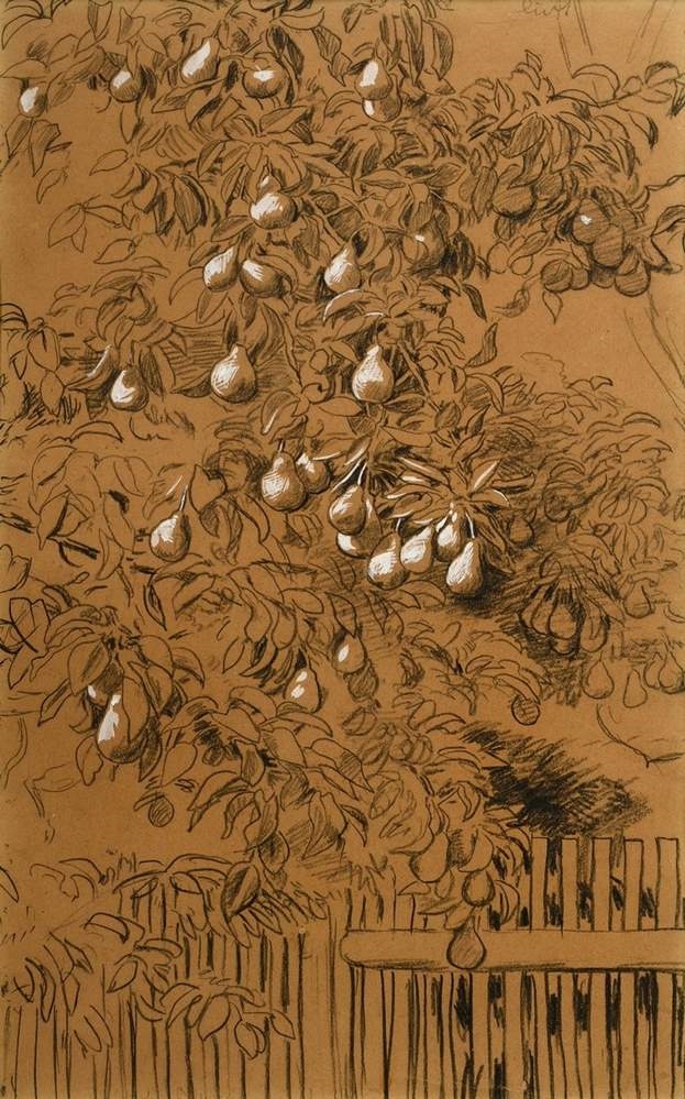 Hans Thoma | Pear tree | MutualArt