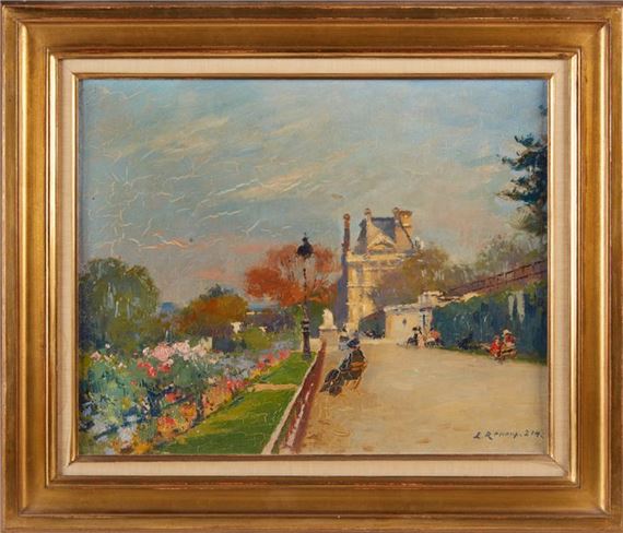 Jules Ernest Renoux | The Tuileries | MutualArt