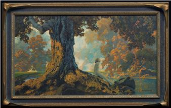 Dreaming (medium - Maxfield Parrish