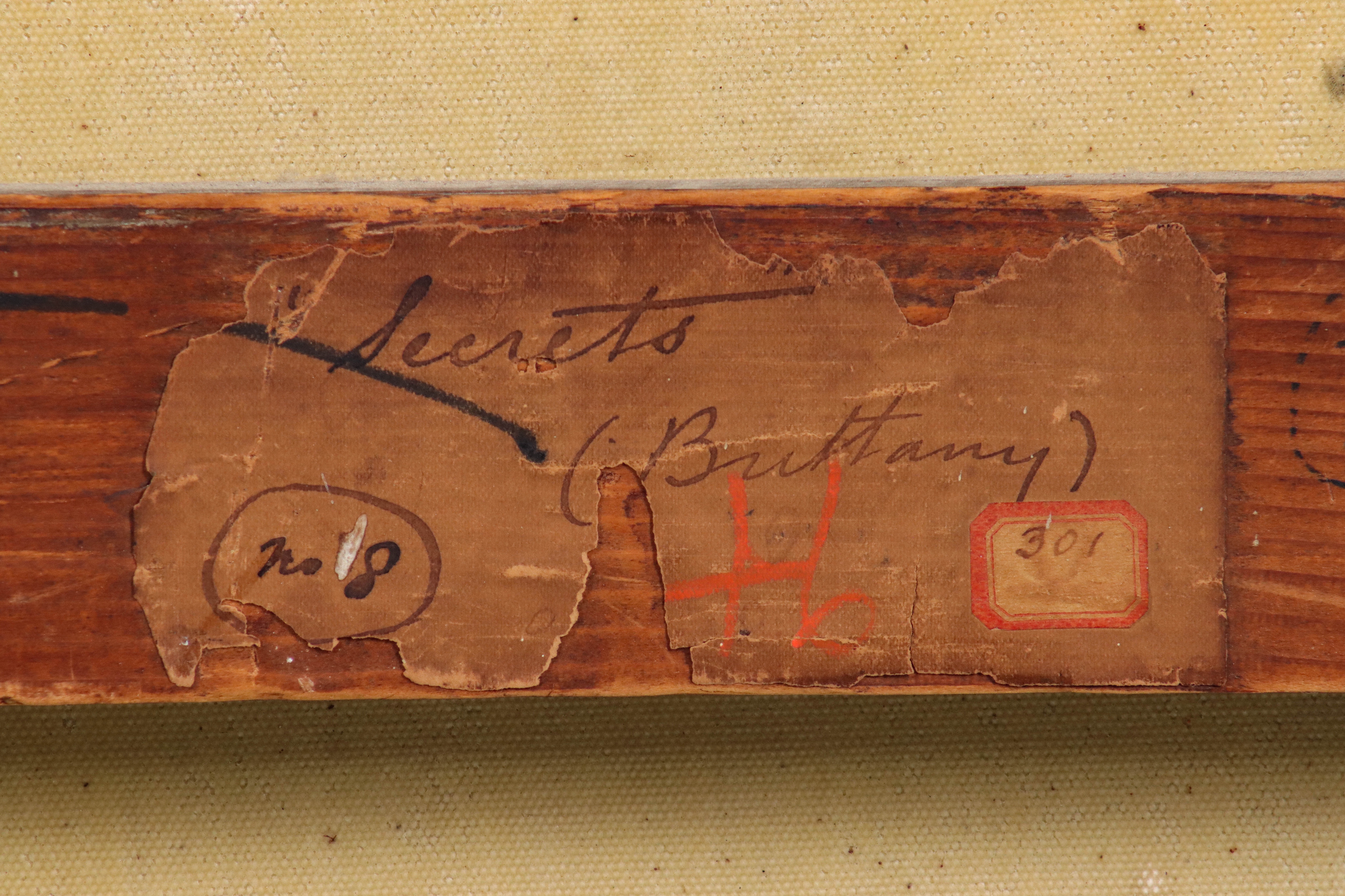 Artwork by Aloysius O'Kelly, Secrets (Brittany, Made of OIL ON CANVAS