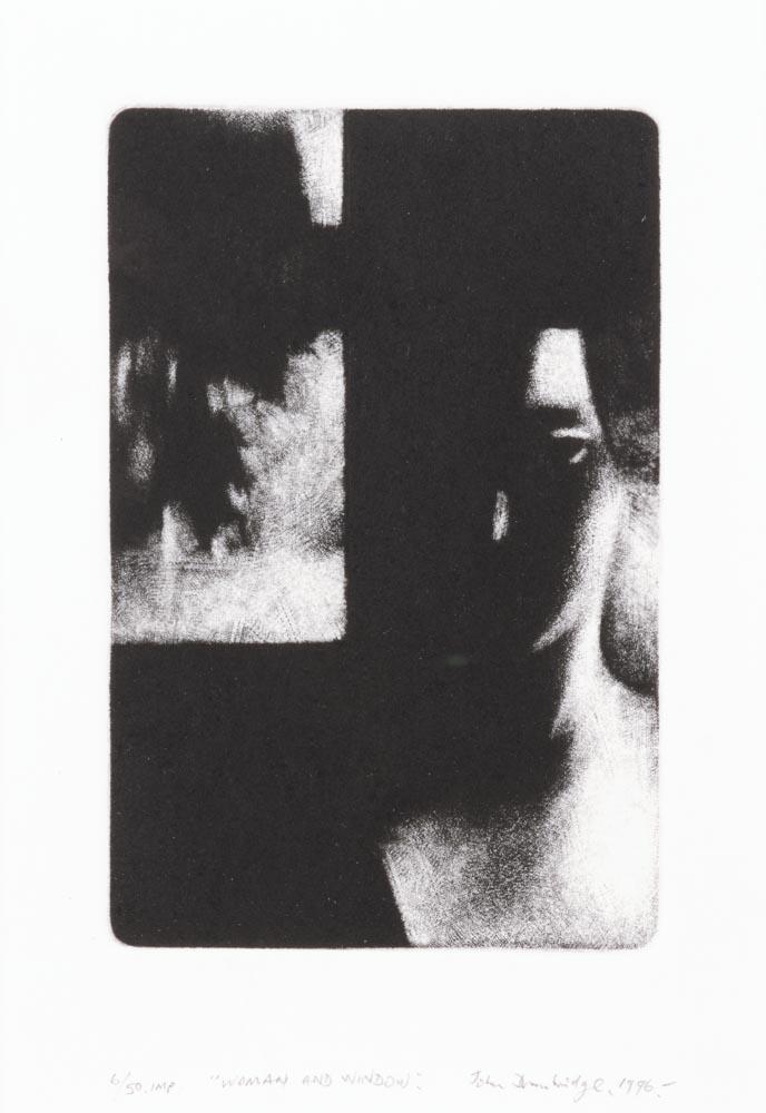 Woman and Window by John Drawbridge, 1996