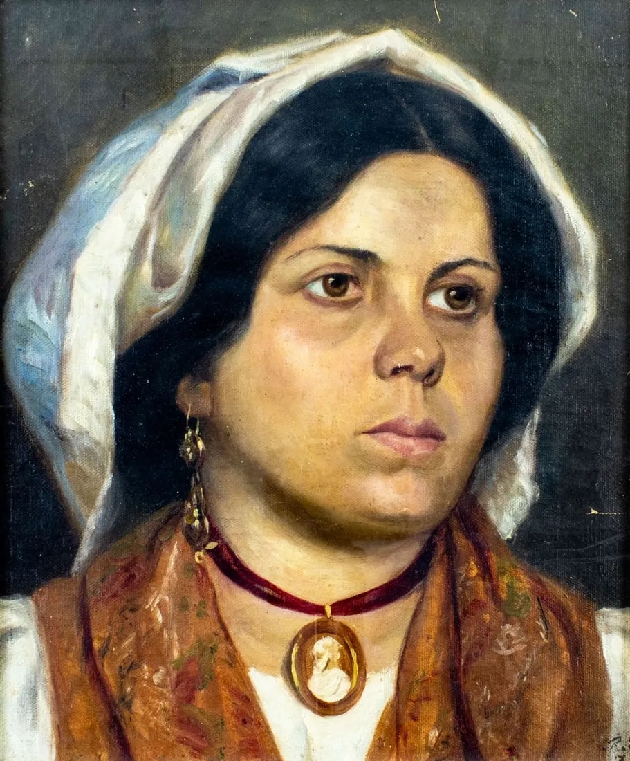 Portrait of Woman - Hungarian School, 19th Century