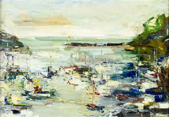Le Port de Brigneau, France by André Civelli, 1981