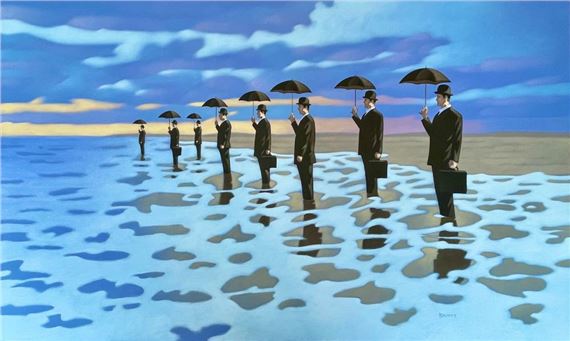 Escape of the White Collar, 2022 by Andrew Baines, 2022