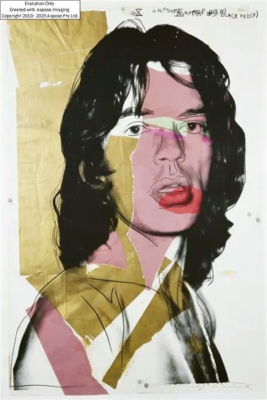 Andy Warhol | Mick Jagger - 1975 (poster) (1975) | MutualArt