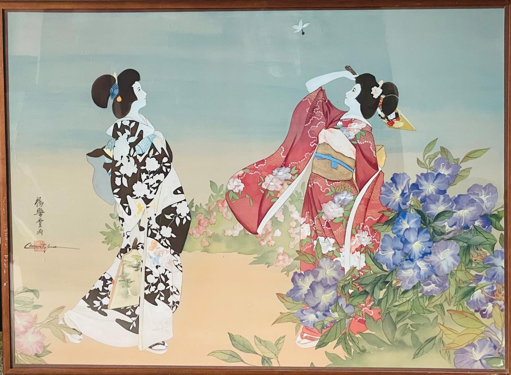 Artwork by Caroline Young, Untitled, Made of Original Painting on Silk