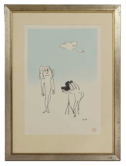 ジョン・レノン 作画 絵画『smaile number five Film』 John Lennon | Smile No. 5 Film | MutualArt