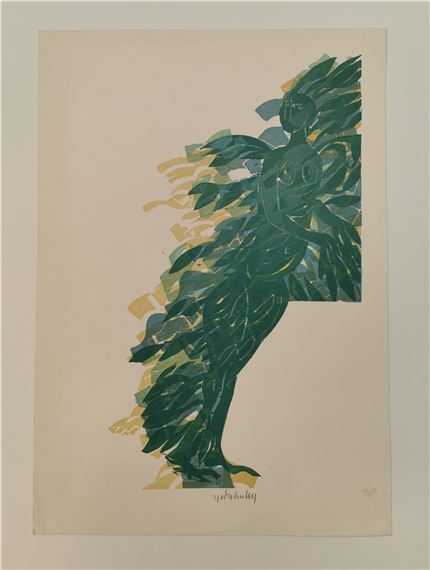 "Daphne-West" by HAP  Grieshaber, 1967