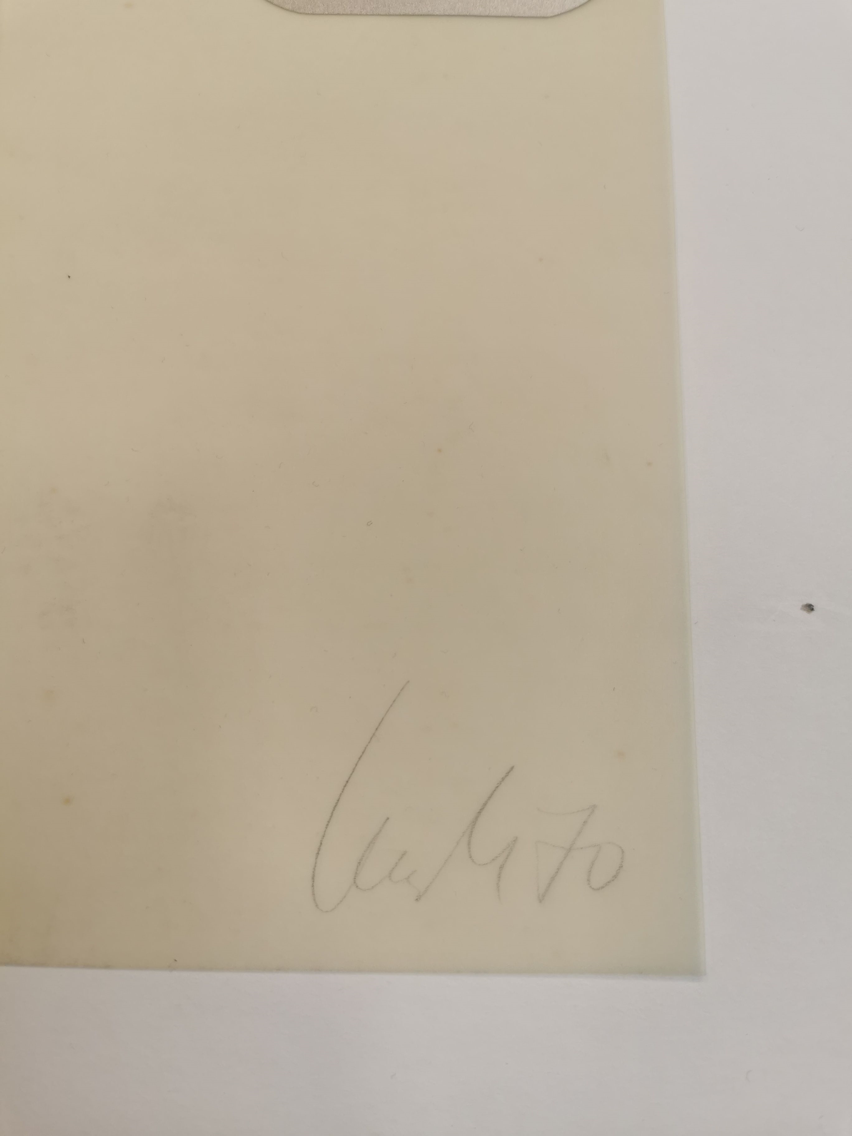 Artwork by Thomas Lenk, "Schichtung" - "XXXV. Biennale di Venezia padiglione tedesco, Made of Siebdruck