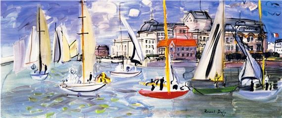 Raoul Dufy | Promenade a Nice (1926) | MutualArt