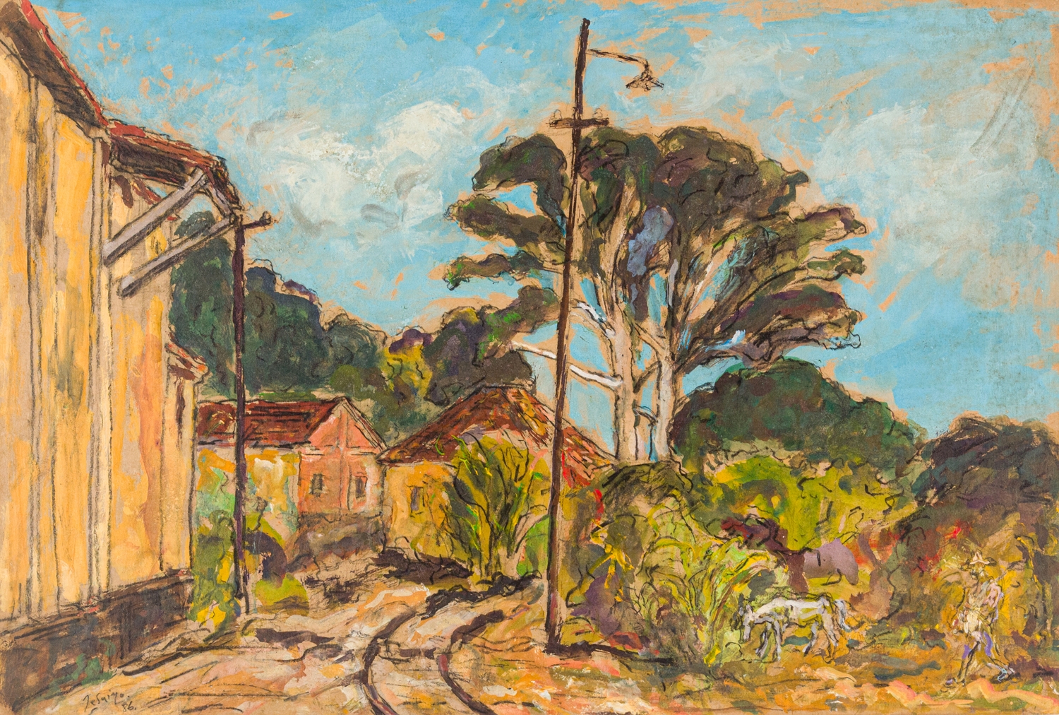 Jesuíno Leite Ribeiro | Paisagem (1986) | MutualArt