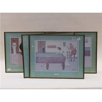 L THACKERAY - THE BILLIARD ROOM - L. Thackeray