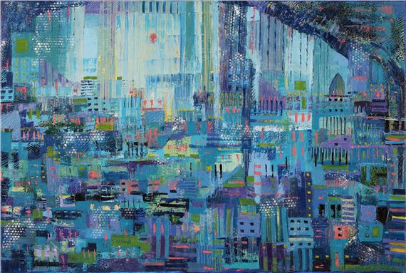 Net Blue by Mireille Goguikian