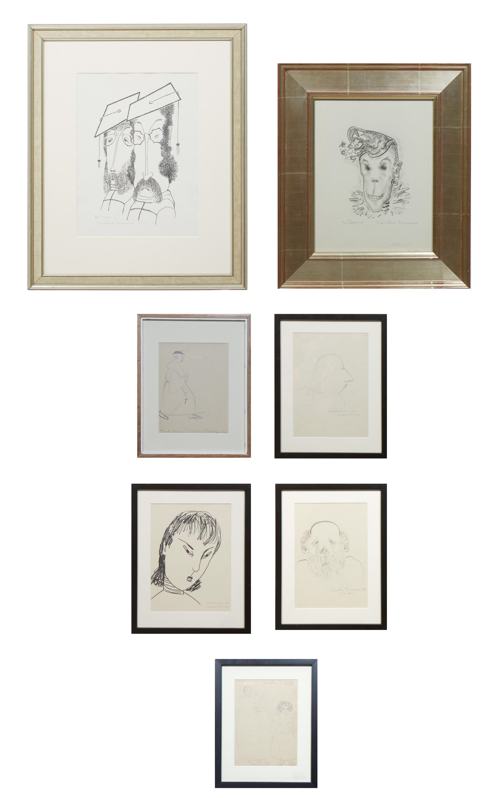 Collection of Eight Drawings and Prints on Paper - Caroline Durieux