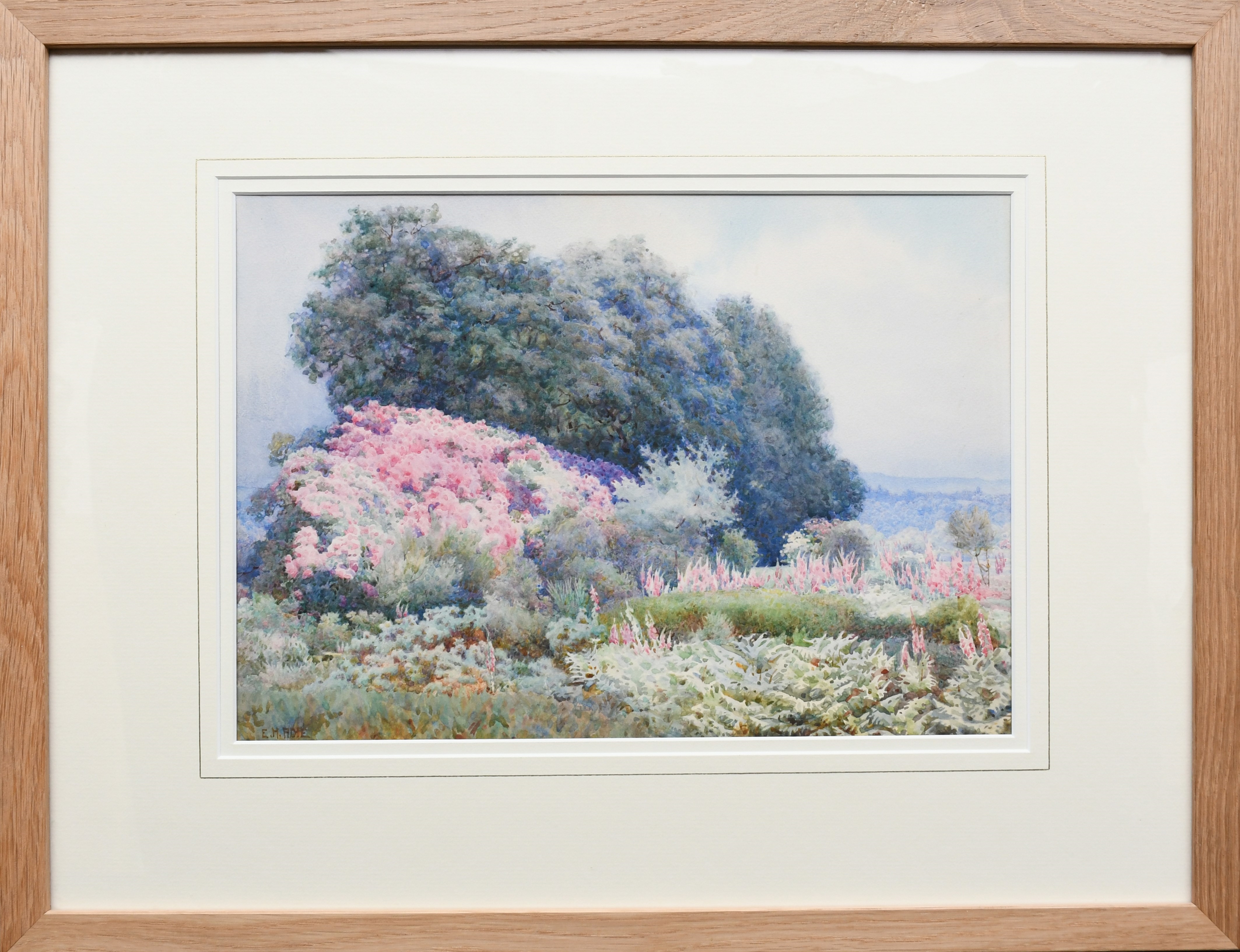 Edith Helena Adie | A bank of rhododendrons | MutualArt