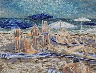 a beach scene - Celeste Benitte