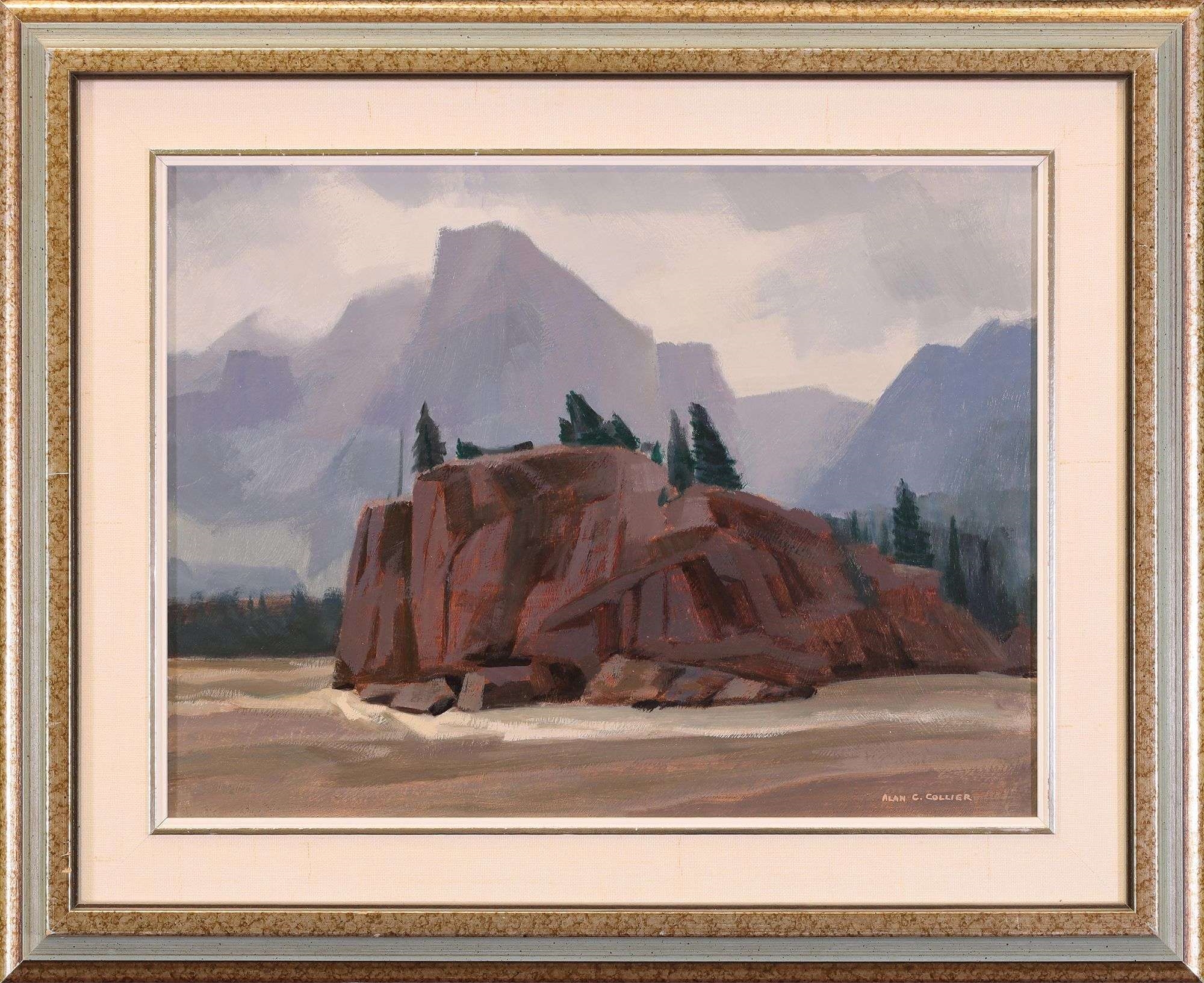 Alan Caswell Collier | LADY FRANKLIN ROCK, FRASER RIVER, B.C.; 1987 ...