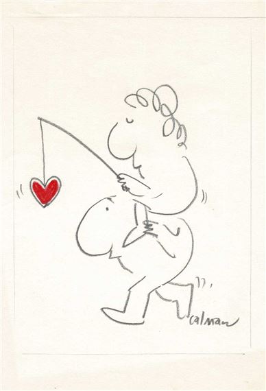Mel Calman | HEART ON A STICK | MutualArt