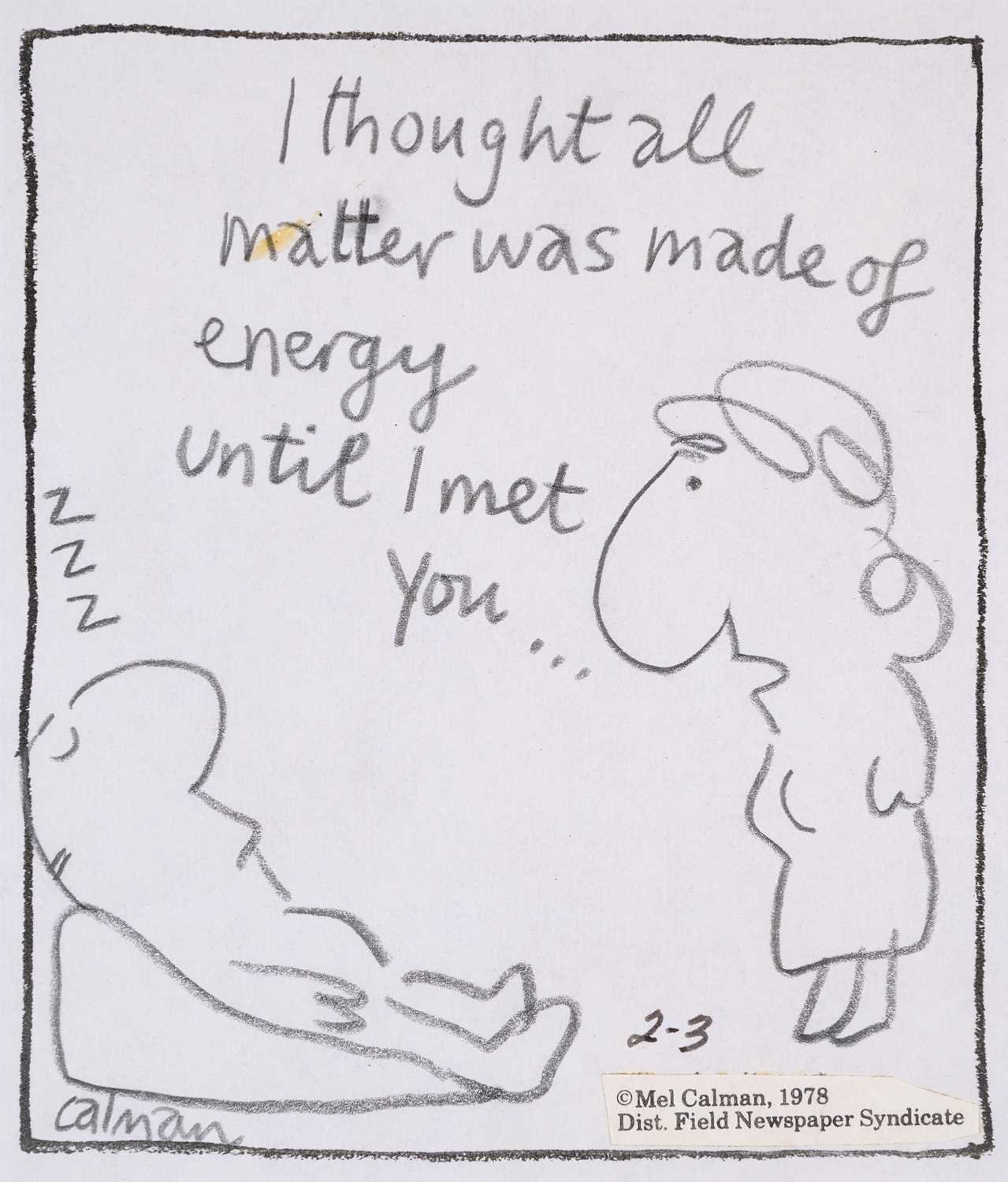 Mel Calman | I THOUGHT ALL MATTER | MutualArt