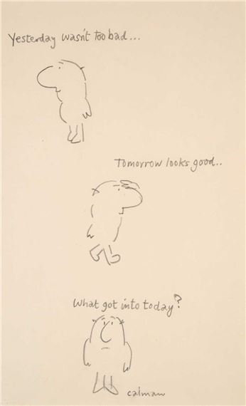 Mel Calman | YESTERDAY WASN'T TOO BAD | MutualArt