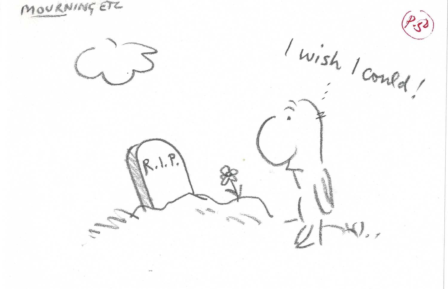 Mel Calman | I WISH I COULD | MutualArt